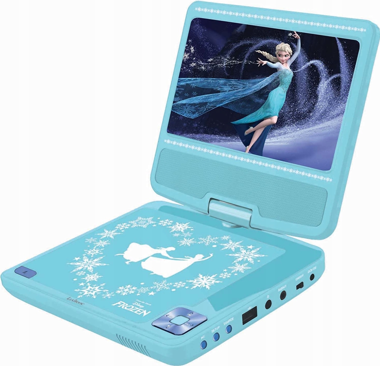 DVD PLAYER LEXIBOOK 7 CALI FROZEN AKU SŁUCHAWKI