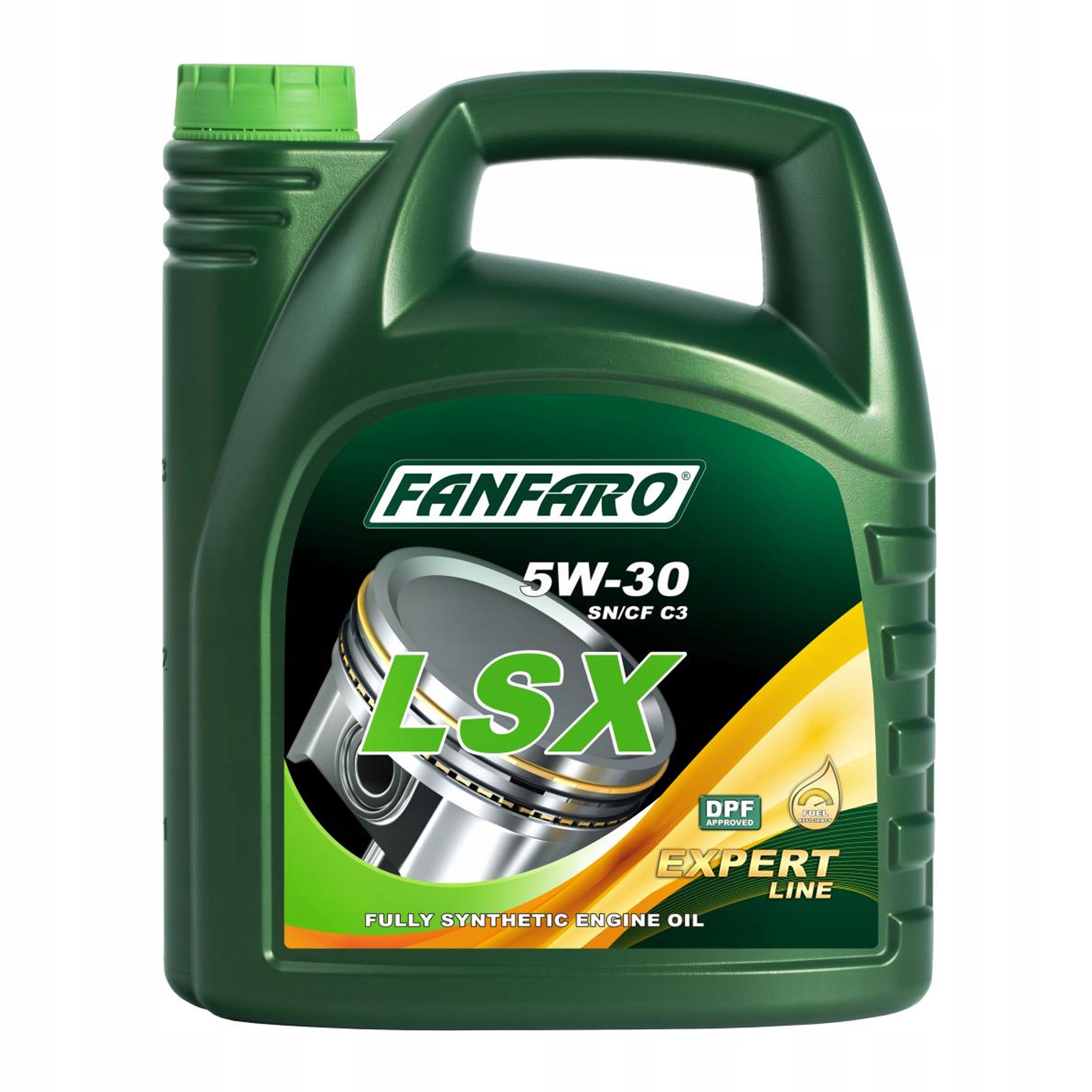 Syntetický motorový olej 5W30 Fanfaro Lsx 5L dieselový benzín Common Rail