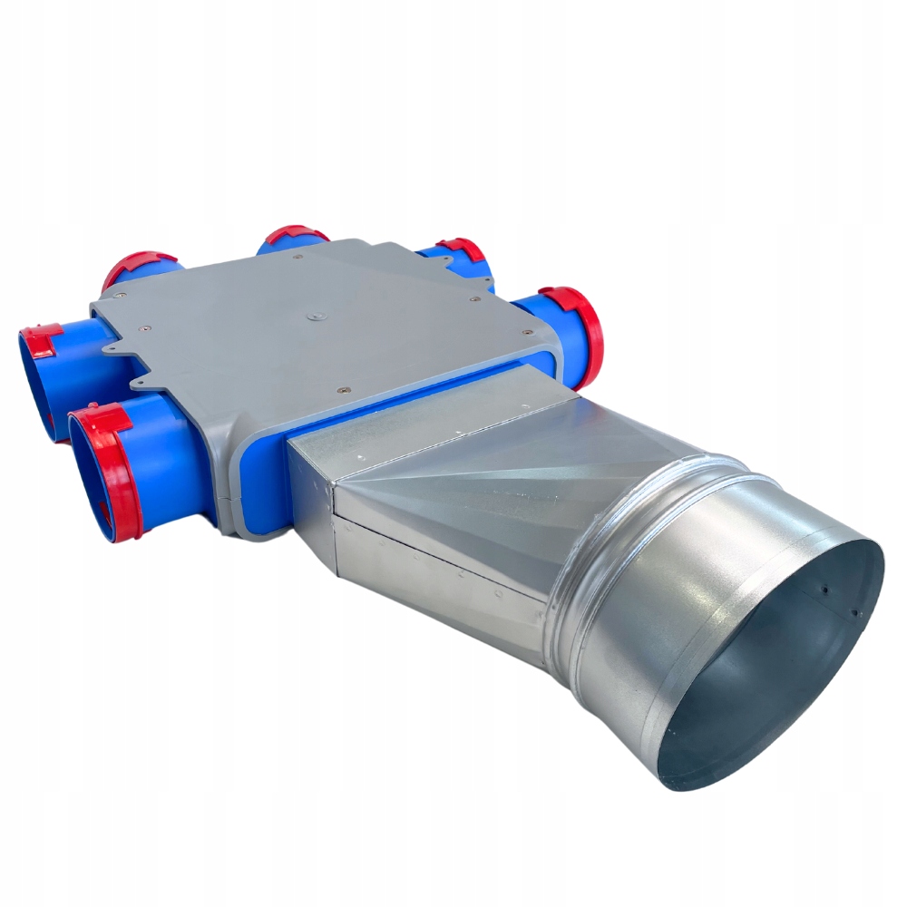 Rozvodná Skříňka 6x90/160 Rekuperace Flex fi 90 Boční fi 160