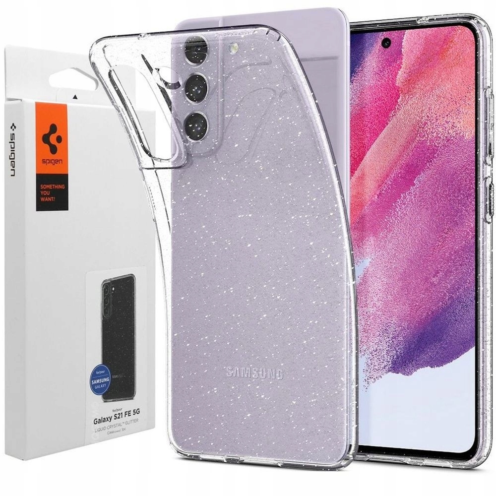 

Etui do Galaxy S21 Fe 5G, Spigen Glitter Brokat