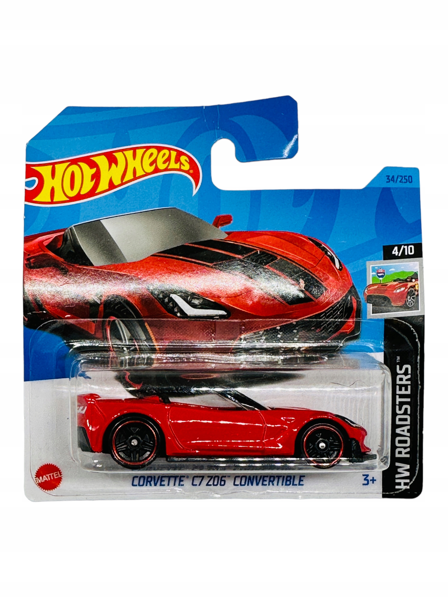 Hot Wheels Resorak Samochód Corvette Convertible