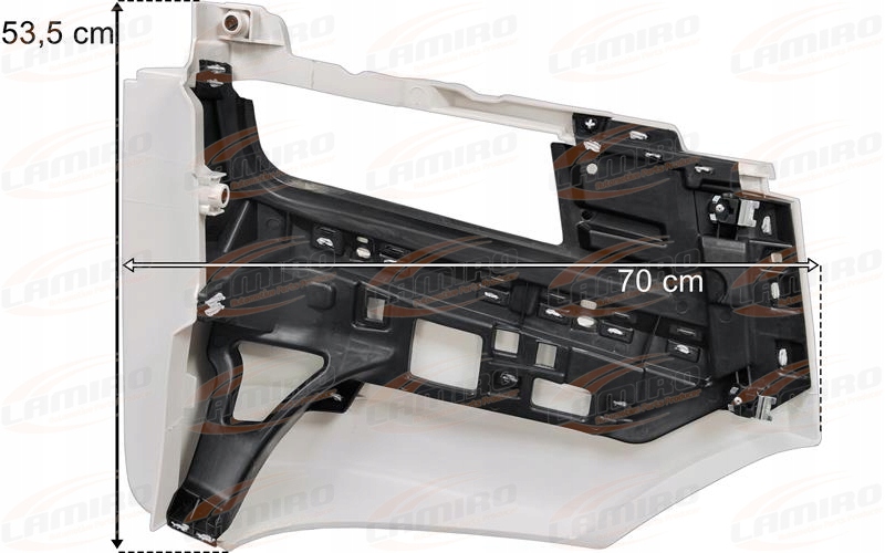 MAN TGX ZDERZAK OSŁONA OKULAR HALOGENU LEWY Numer katalogowy części 350-3EX