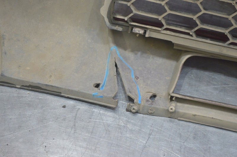 bumper front front claret UD2D-50031 FORD RANGER 3 III LIFT 09-11