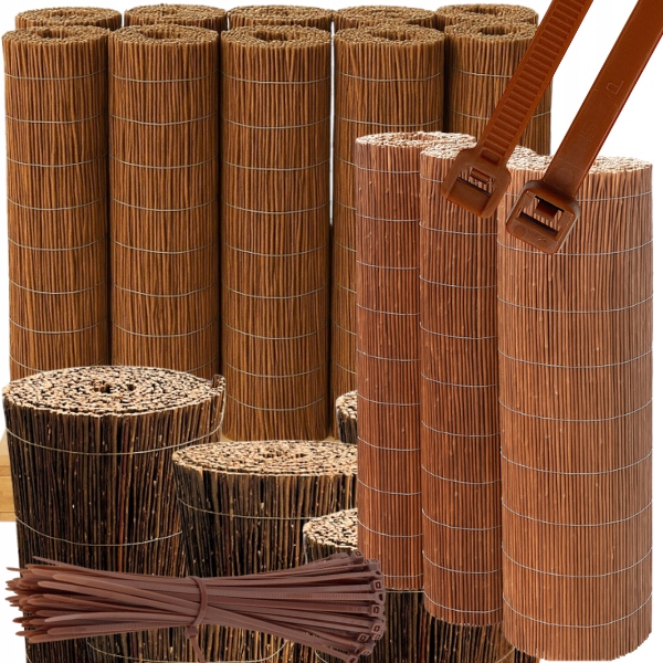 Proutěná Podložka 120 x 500 cm Proutěná Podložka Přírodní Hustá Krytka 100 x Pásky