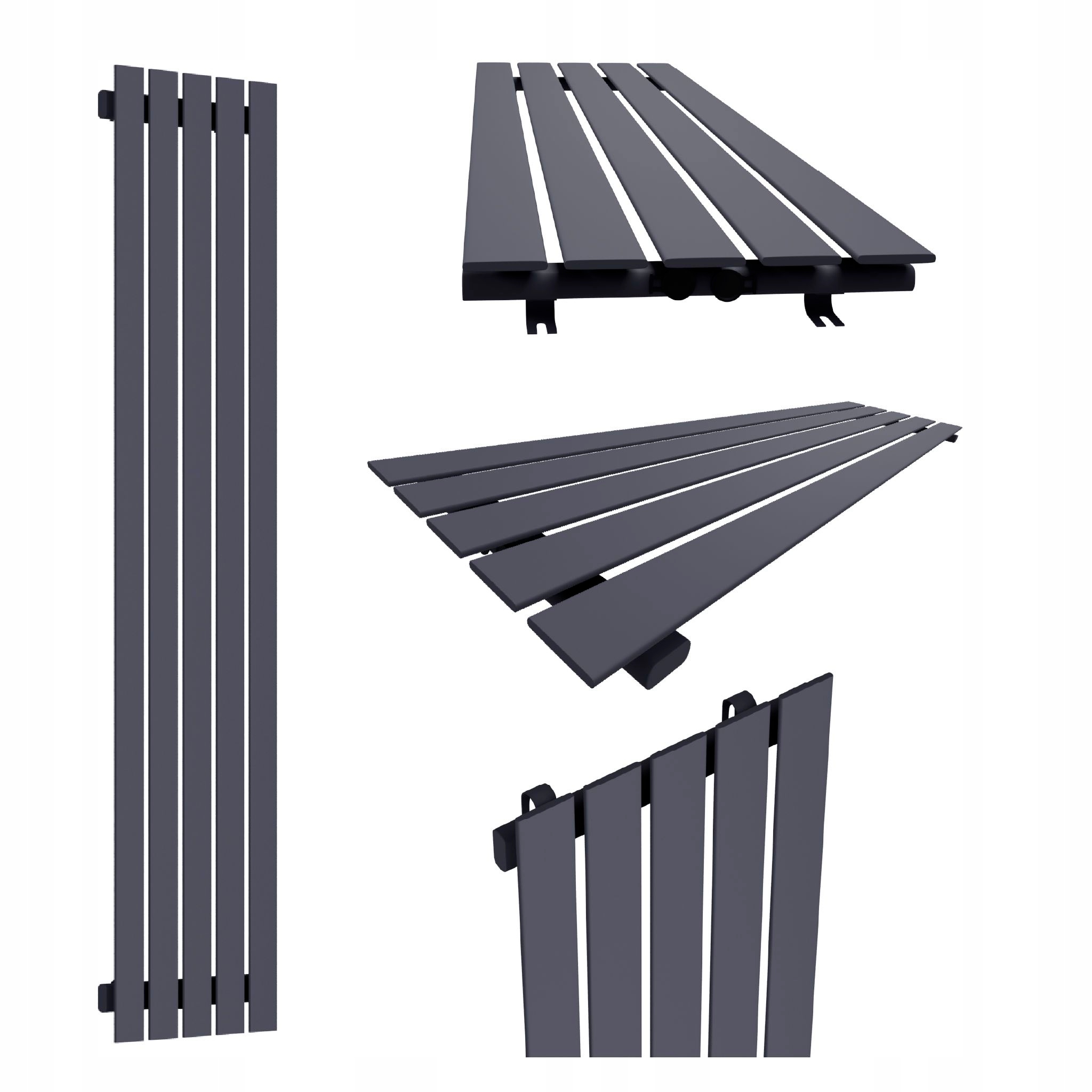 Dekorativní Radiátor Belloslim 100x38 Grafit