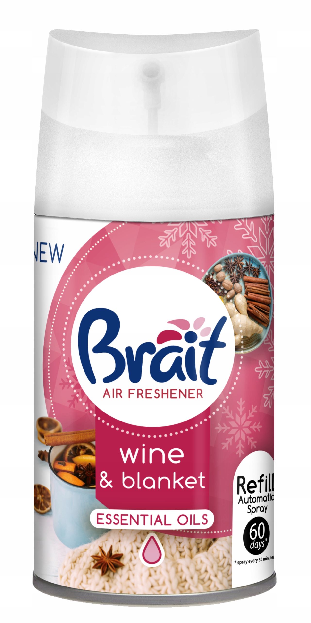 

Brait Wine & Blanket odświeżacz zapas 250 ml
