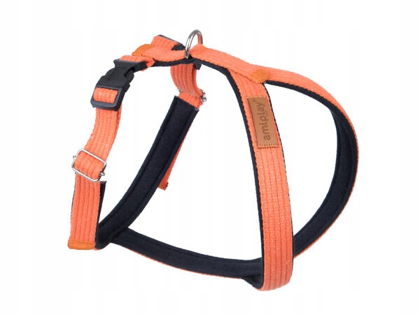Amiplay Regulovatelné popruhy Grand Soft Cotton M 34x49-59 Cm Oranžové