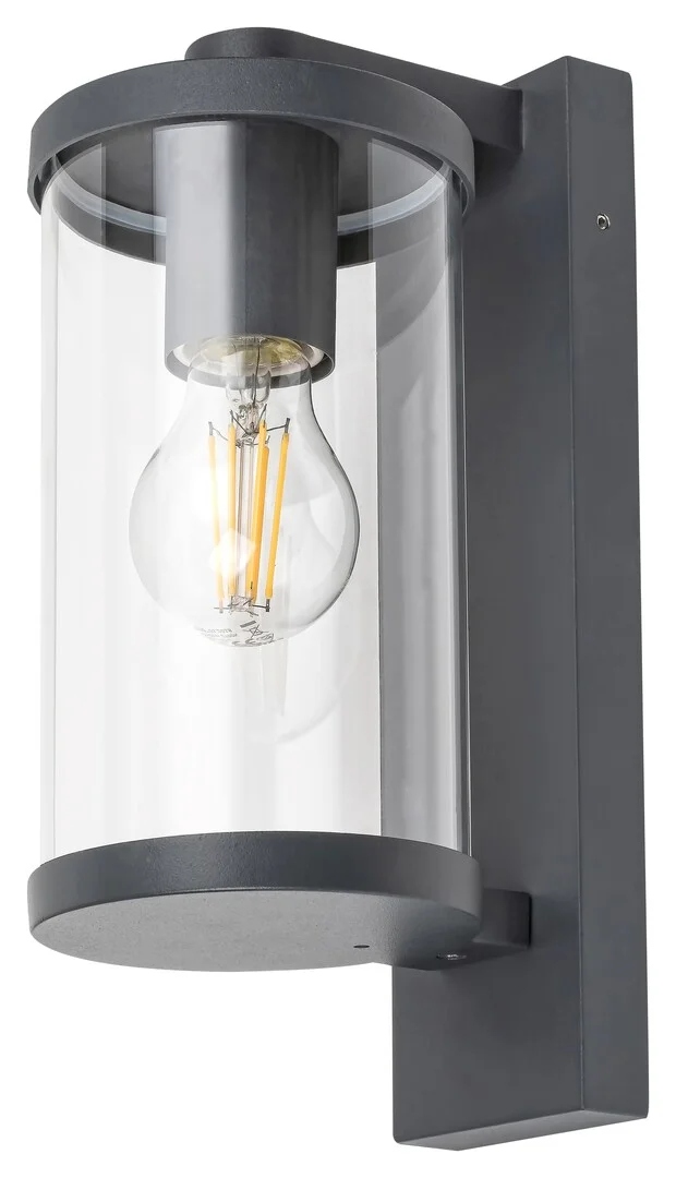 Vonkajšie nástenné svietidlo Rabalux Silistra 1xE27 antracit IP44 290 mm