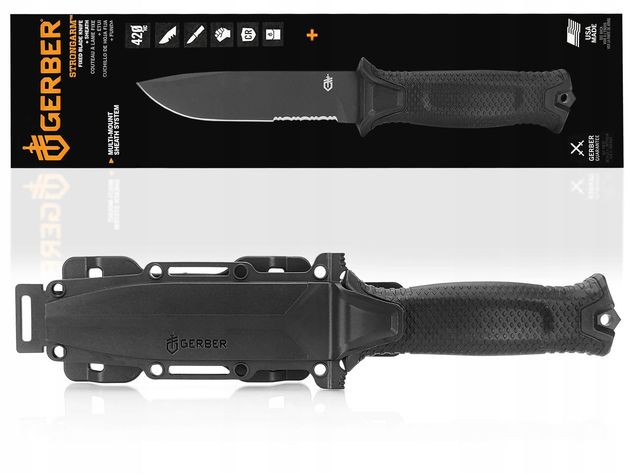 Taktický nůž Gerber Strongarm Se – systém Molle