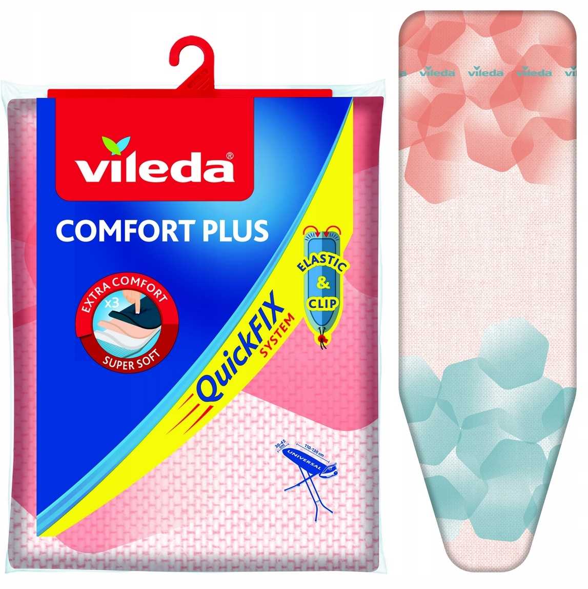 Levně Potah Na Žehlicí Prkno Vileda Comfort Plus Třívrstvý