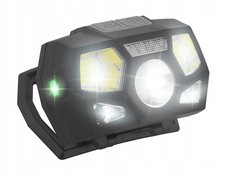 

Ltc Latarka czołowa 1LED 3W+2xCOB 1,5W