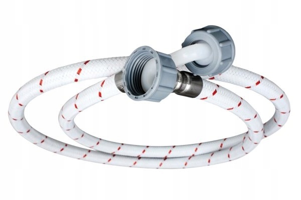 Wąż Pralkowy Zasilający 200 CM 3/4 Cal Oplot Nylon
