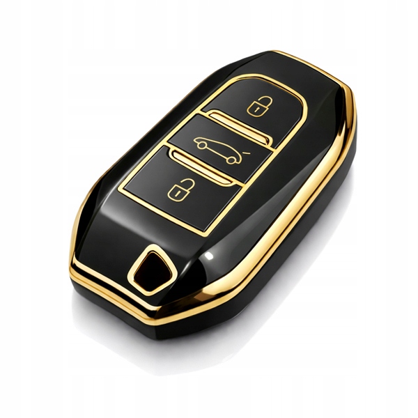 Etui Tpu Na Kluczyk Do Samochodu Pokrowiec Do Citroen Peugeot Czarne