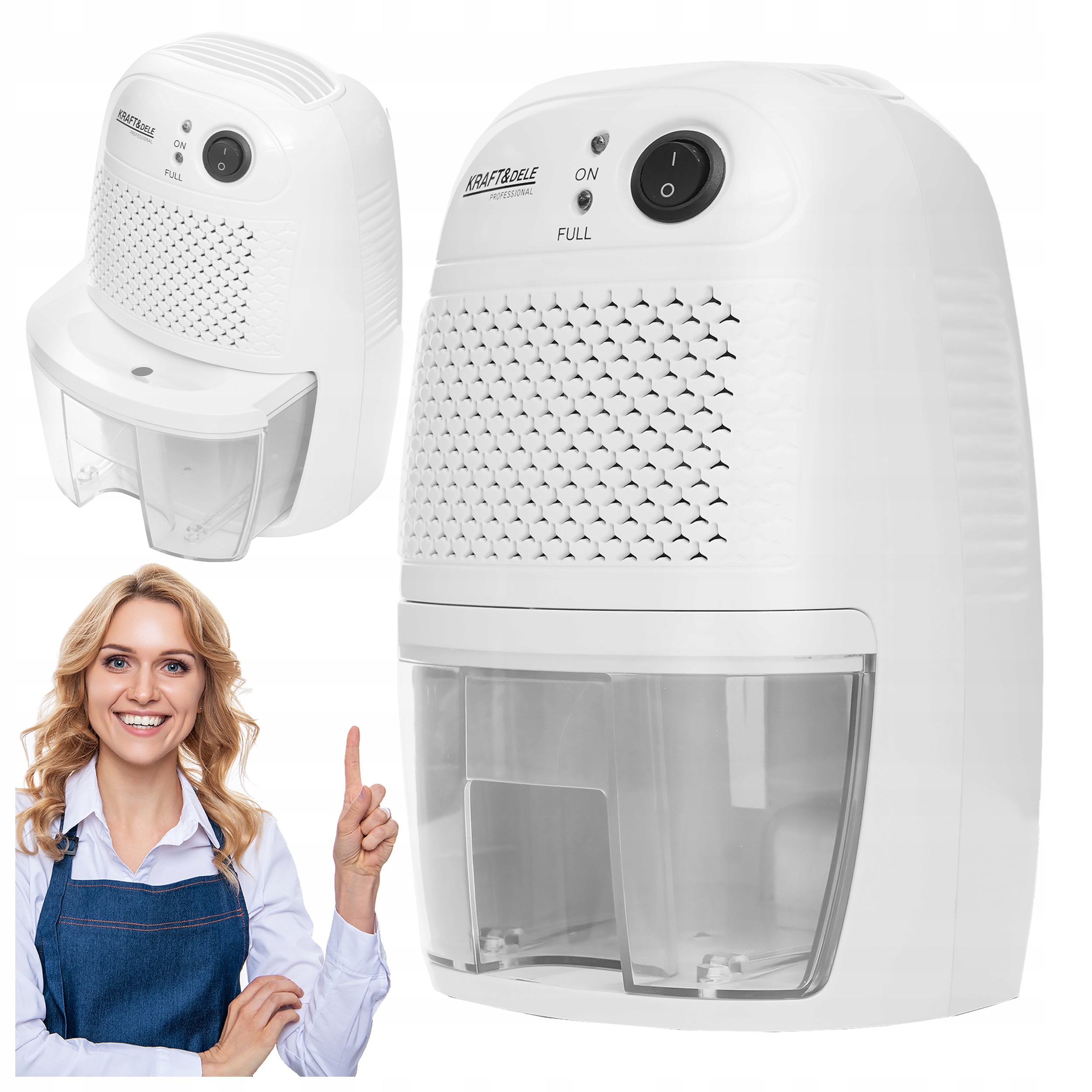 POCHŁANIACZ WILGOCI OSUSZACZ POWIETRZA DOMOWY WYDAJNY CICHY 800ML