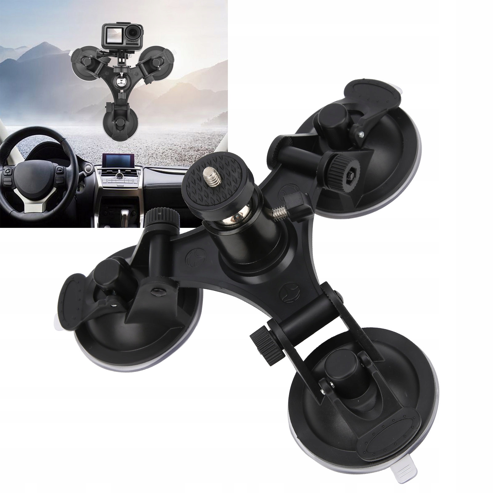 PRZYSSAWKA DO SAMOCHODU NA SZYBĘ DO DJI OSMO ACT