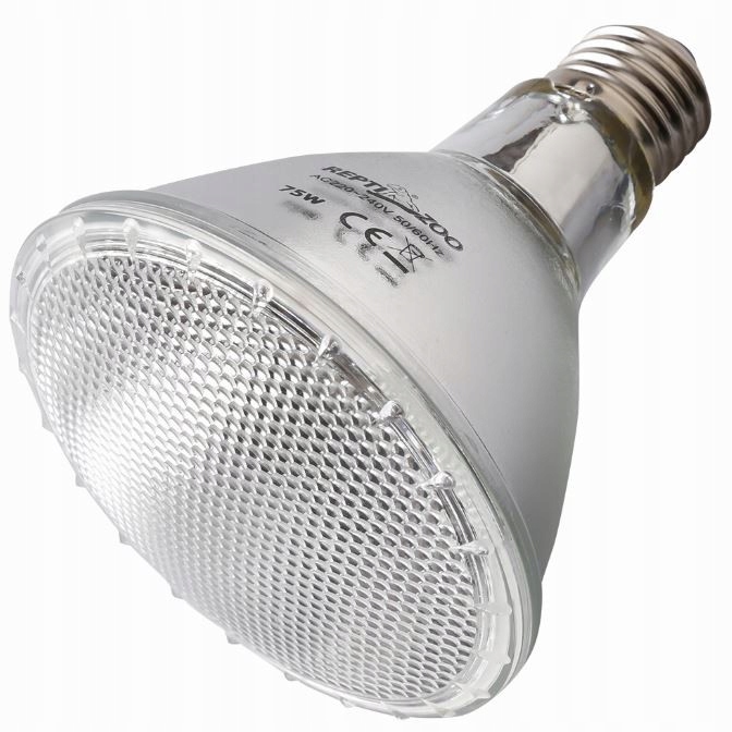 Halogenová Topná Lampa E27 100W Bodová S Uva Pro Plazy Syntéza D3