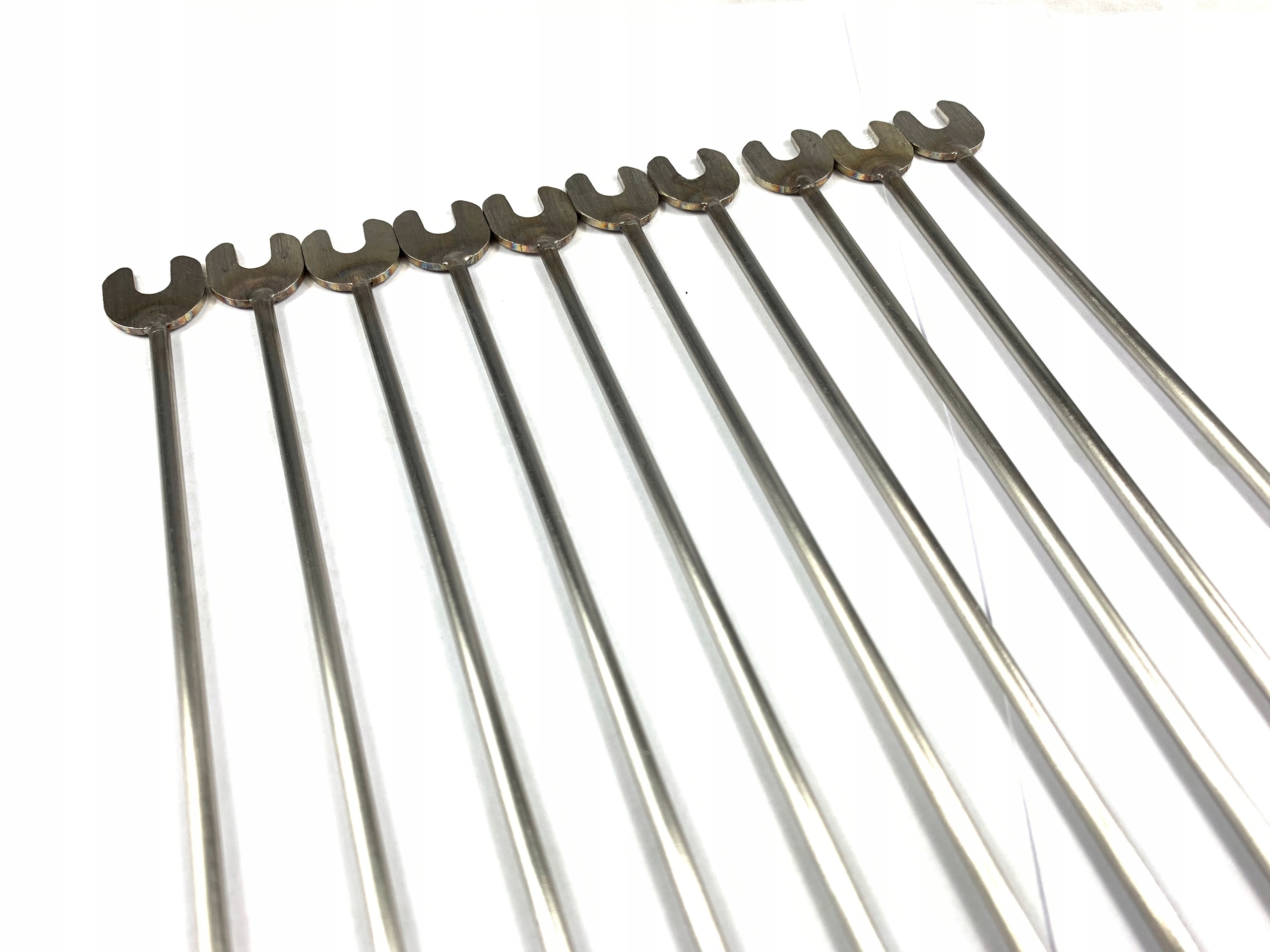 PODPÓRKI DO KIJKÓW OGNISKA NIERDZEWNE 5 SZT. Długość 63 cm