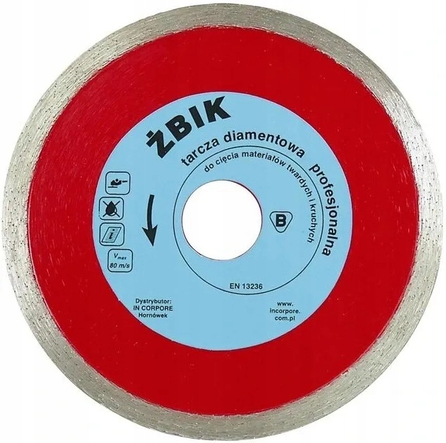 Diamantový Kotouč Na Sucho Hladký Žbik 125*22,2MM TD-125 In Corpore