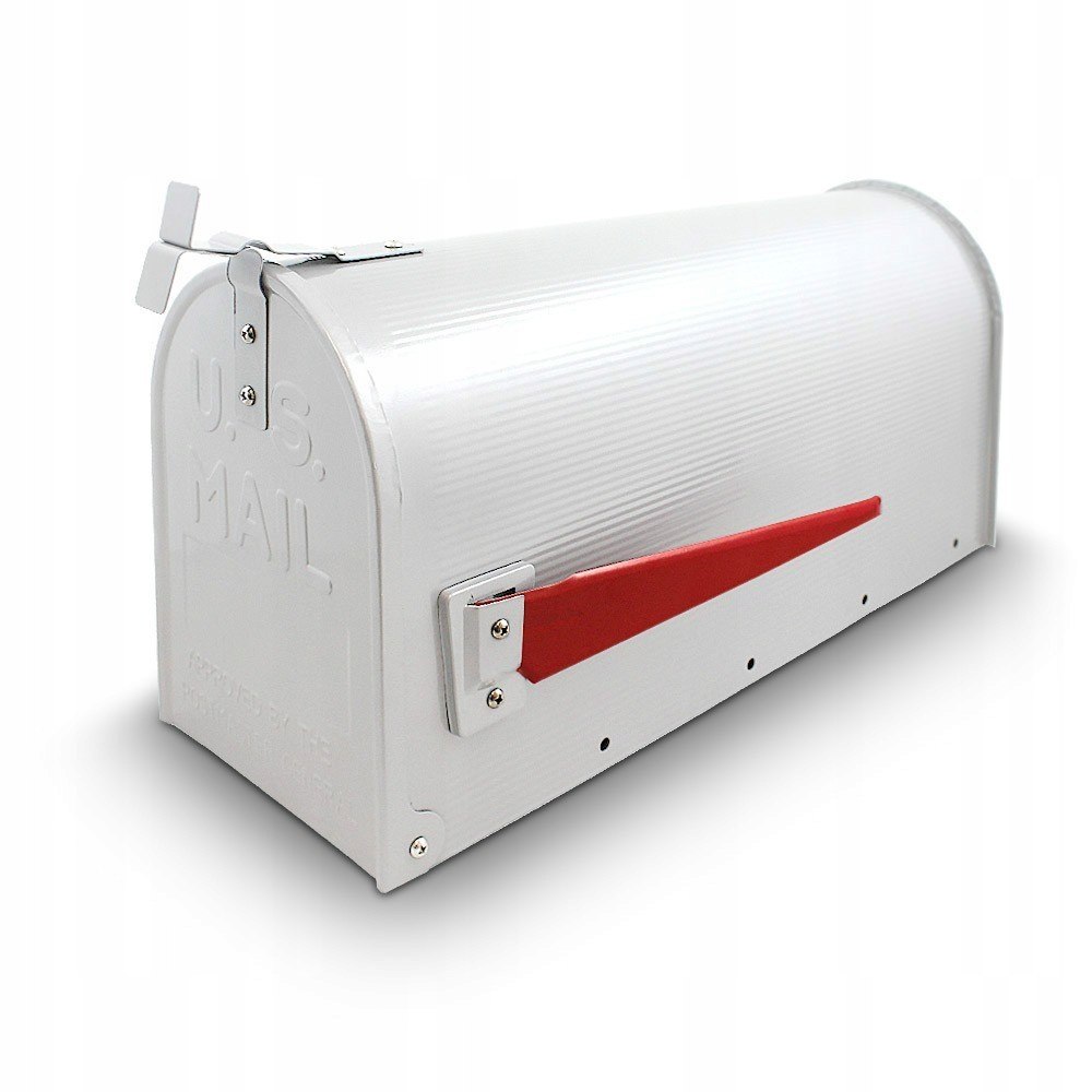 SKRZYNKA AMERYKAŃSKA POCZTOWA USA MAIL BIAŁA Marka Bituxx