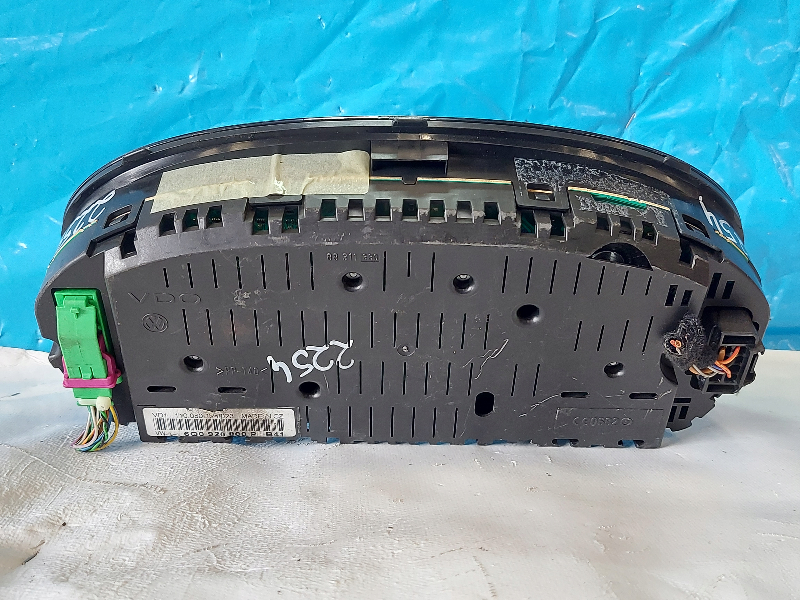dials clock VW POLO 1.2 B 6Q0920800P