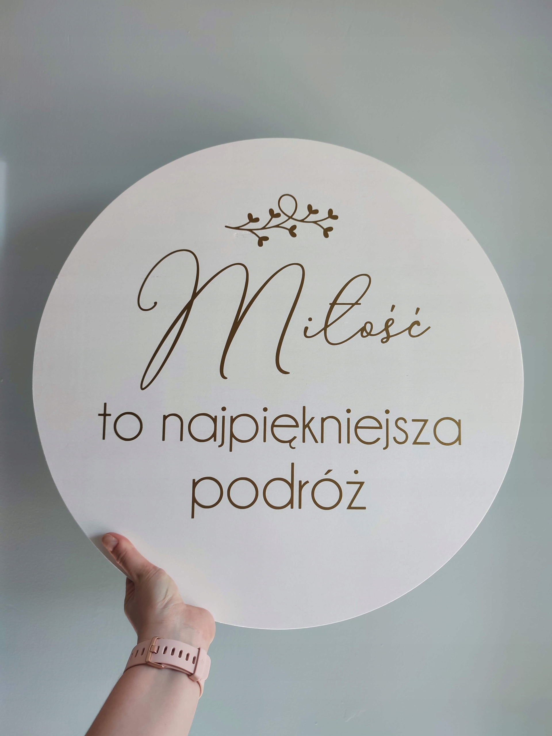 Tablica Powitalna na ślub i wesele, Miłość to najpiękniejsza podróż, Koło Kod producenta tk1