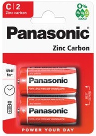 

Panasonic bateria cynkowo-węglowa C R14 2 sztuki