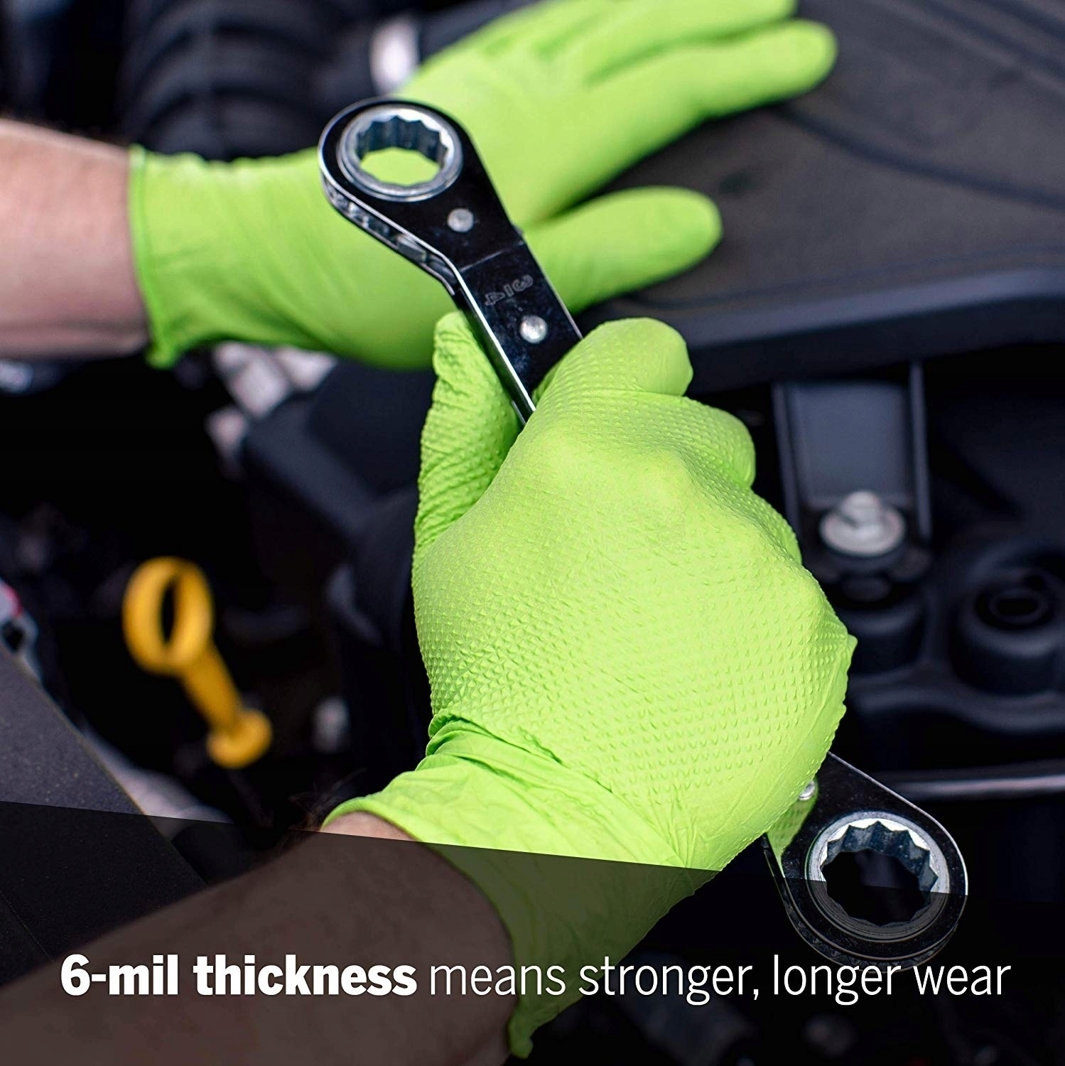 REKAWICE REKAWICZKI MECHANIKA WARSZTATOWE Mocne L Mark Rekawice Warsztatowe Nitrylowe Phyton Grip