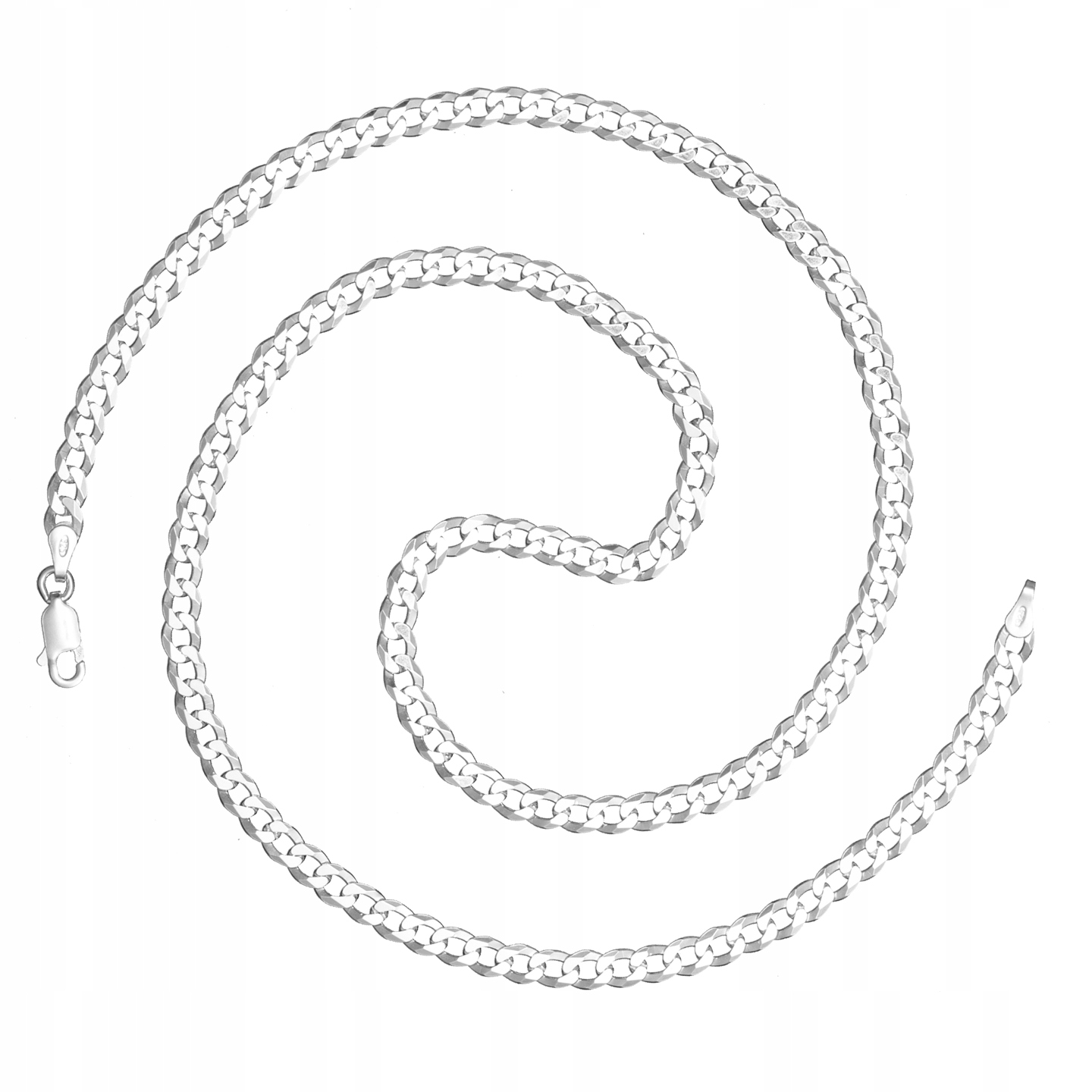 Stříbrný Řetízek Pancr 45cm 4,4mm Pánský ryzosti 925