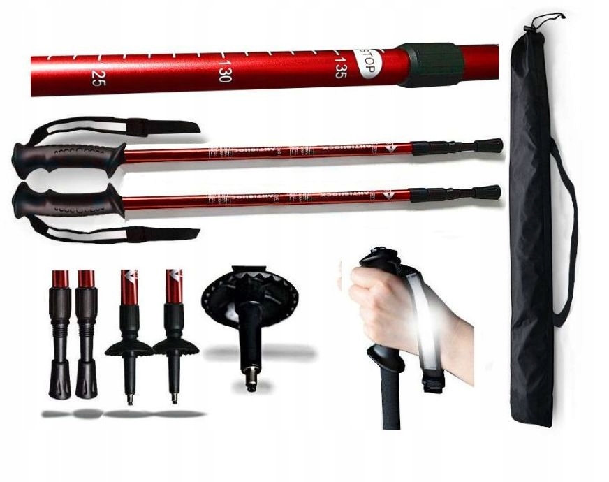 Kije Prop Pokrowiec Kijki Nordic Walking Odblask 2