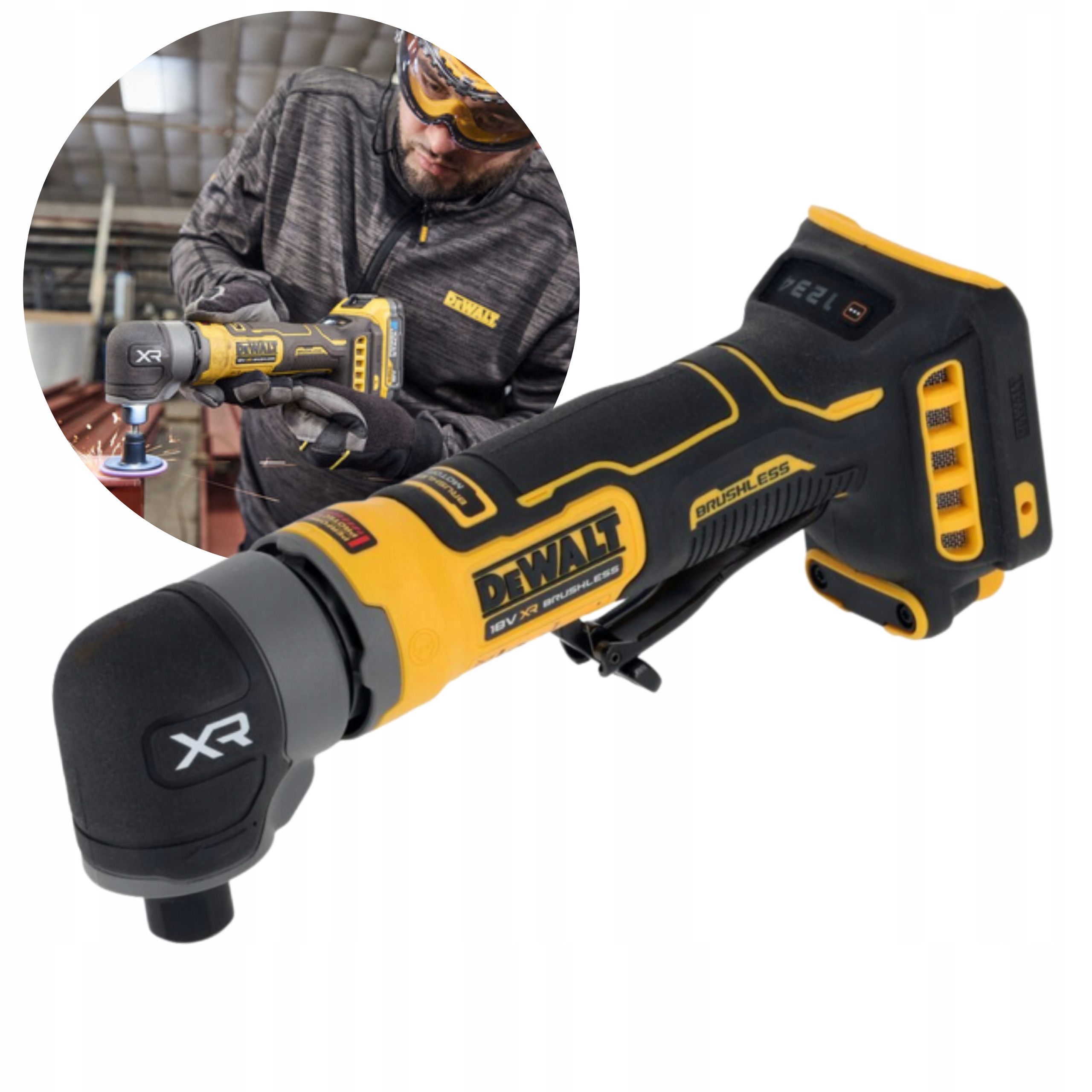 Dewalt DCG421N Kompaktowa Mini Szlifierka 18V Xr Body