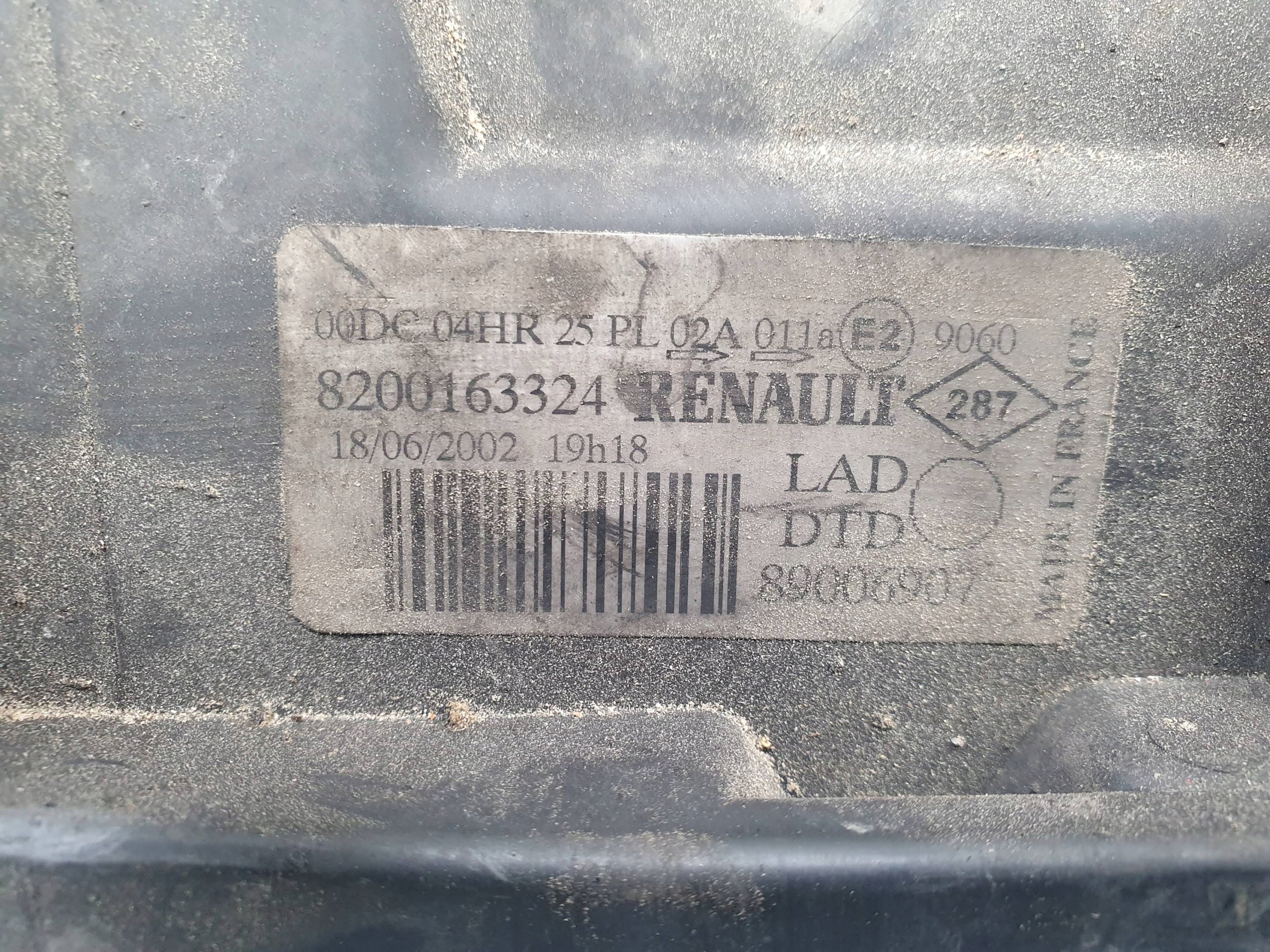 light right front 8200163324 RENAULT LAGUNA II
