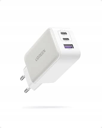 Ugreen Nexode 65W ładowarka Usb C 3 porty GaN Pd Pps szybka