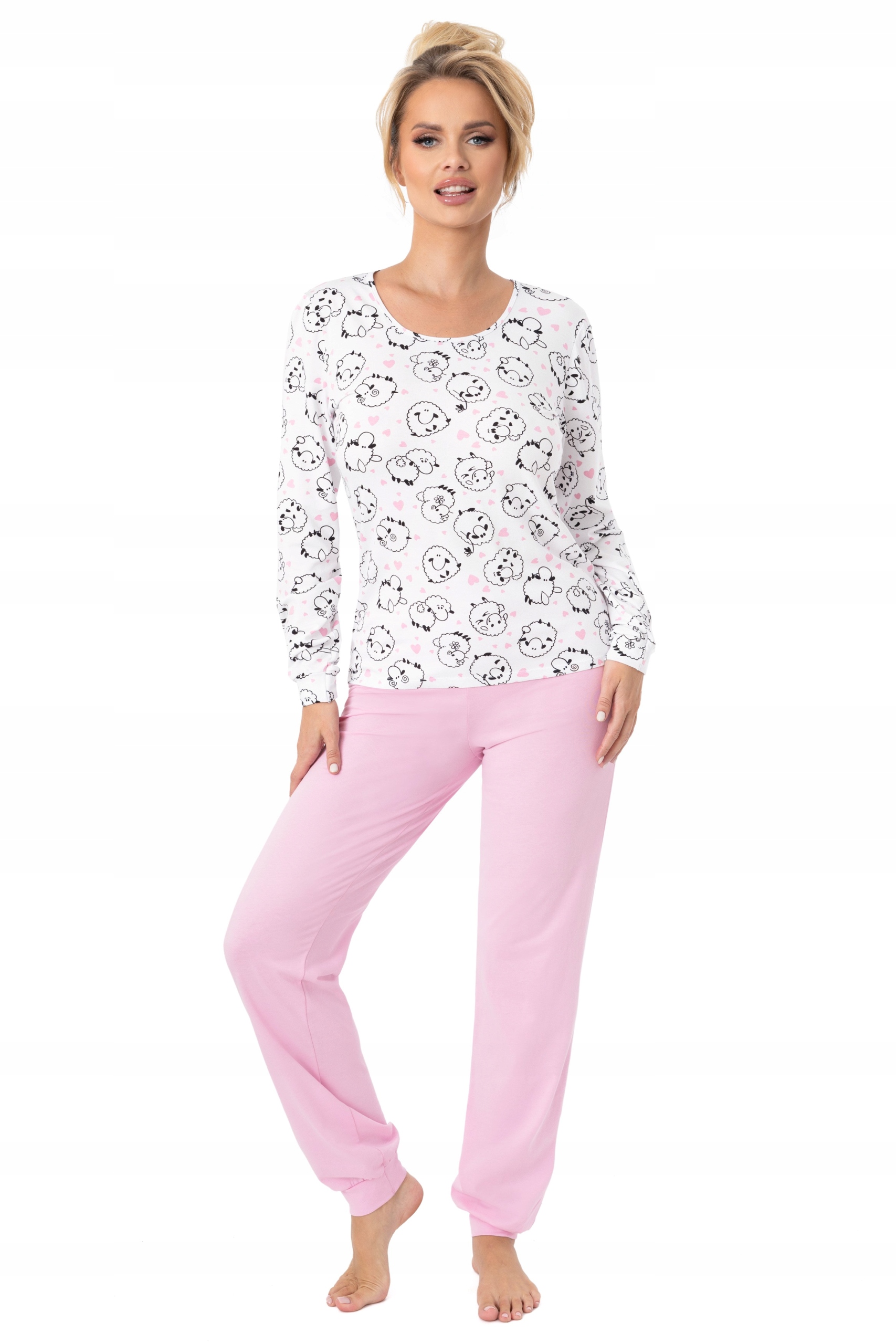 Pyžamo Sheep Long XL růžové