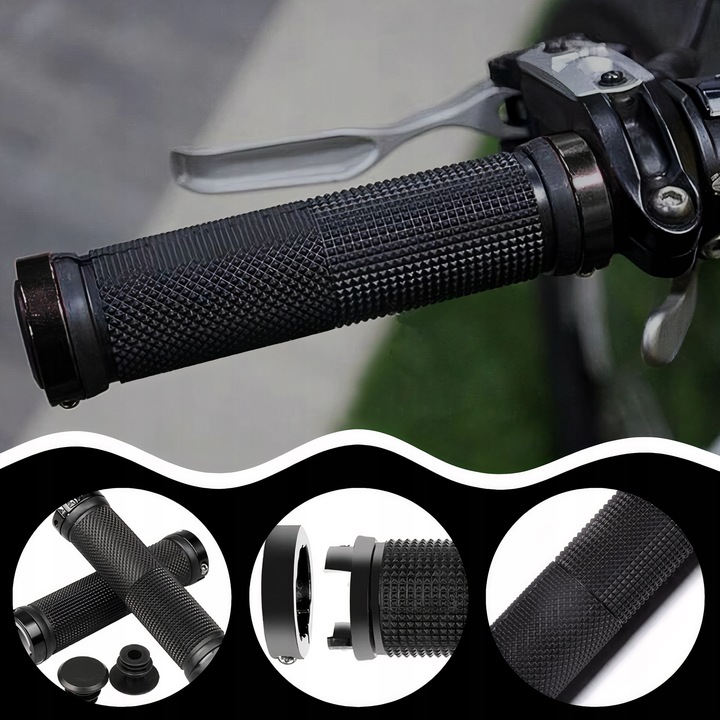 Chwyty Rączki Rowerowe Gripy na Rower Świetne Trzymanie BARDZO WYGODNE 2szt Kod producenta GX-003