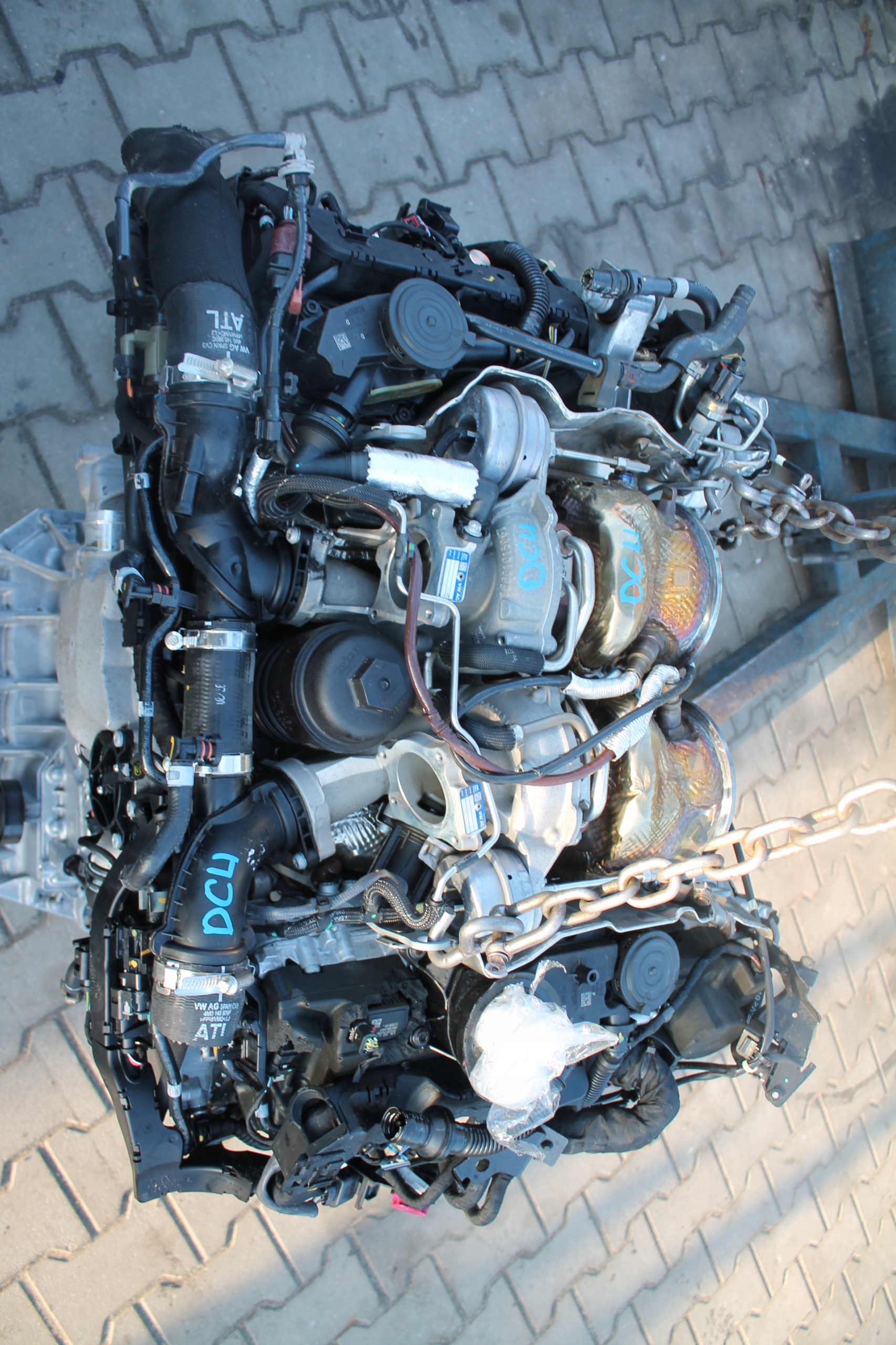 engine complete AUDI PORSCHE DCU 4,0TFSI