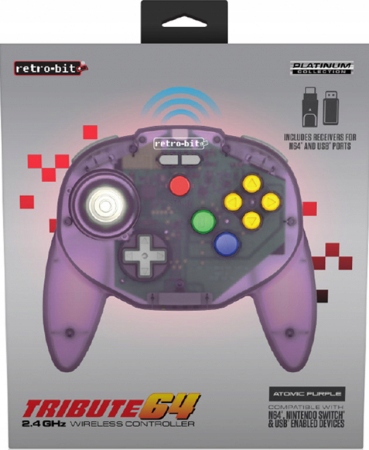 

Retro-Bit Tribute64 2.4G Pad Pc Switch N64 Purple