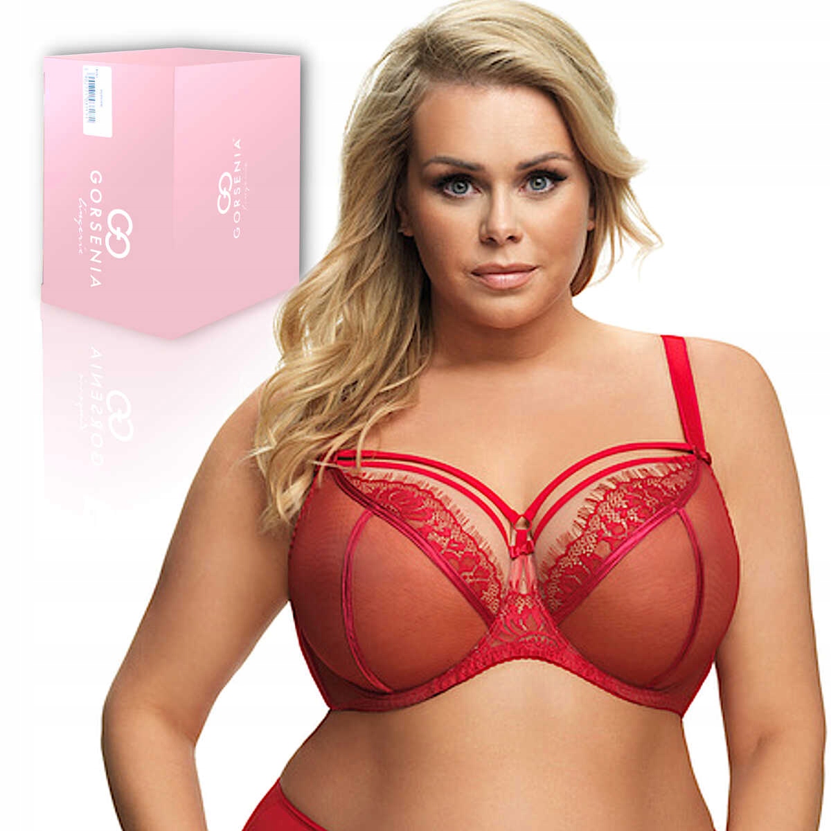 Biustonosz Paradise 496 czerwony 85L