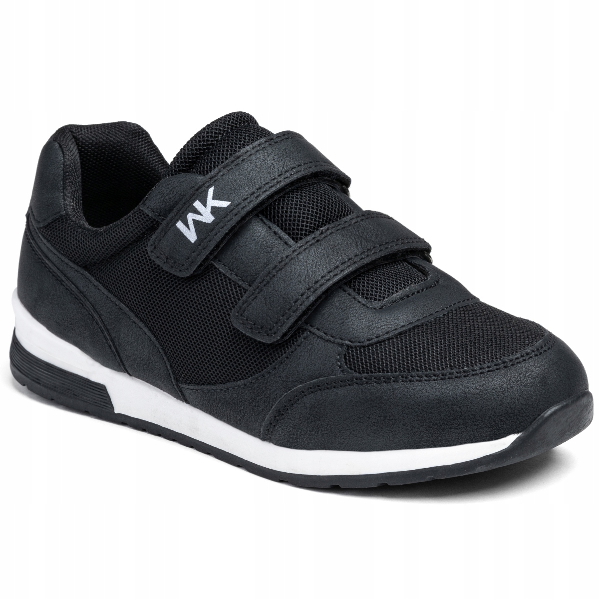 Półbuty sportowe w.SKÓRA modne sneakersy lekkie na Rzep Wojtyłko 36