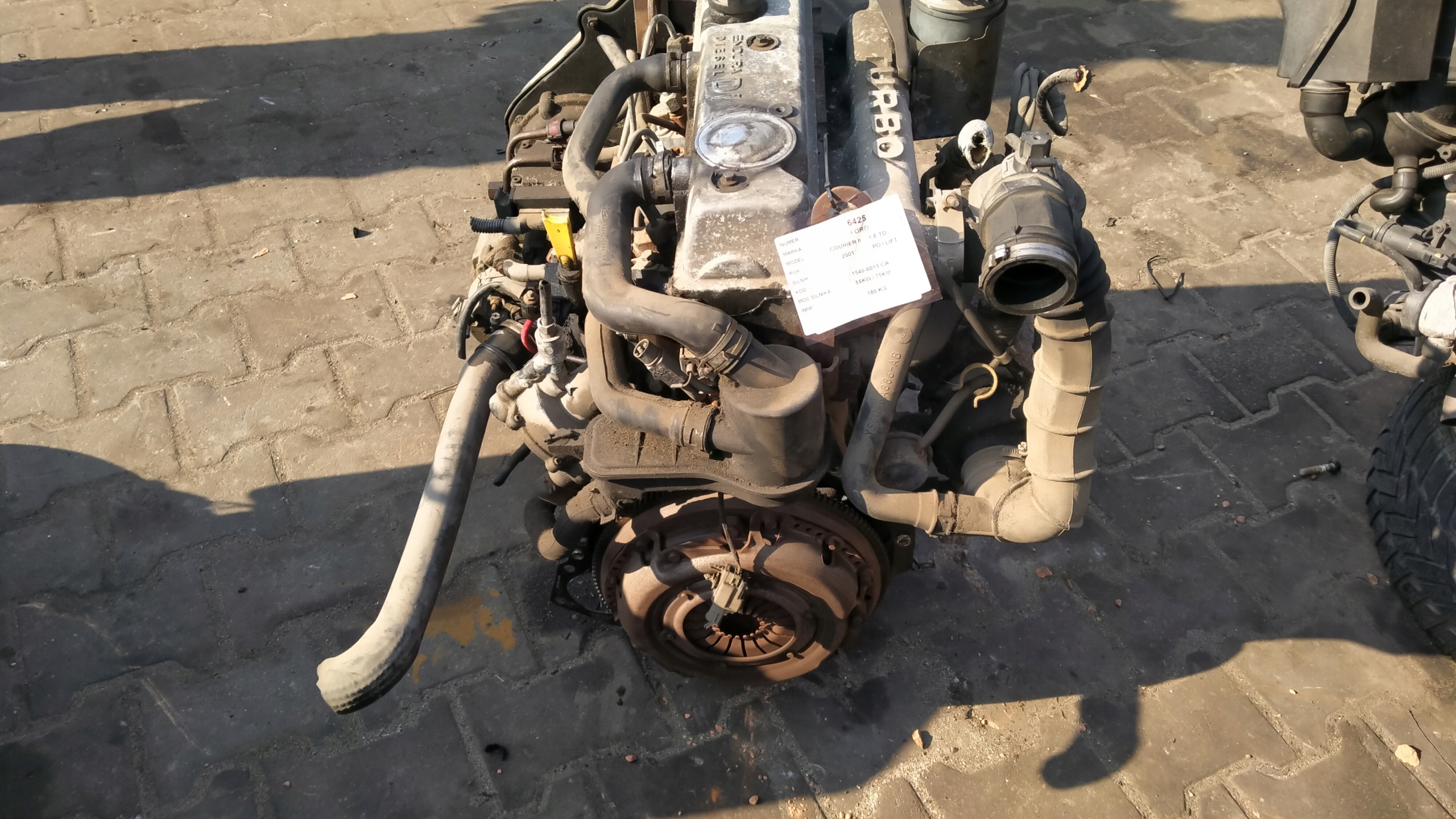 Ford Courier II 1,8td - 75km engine complete