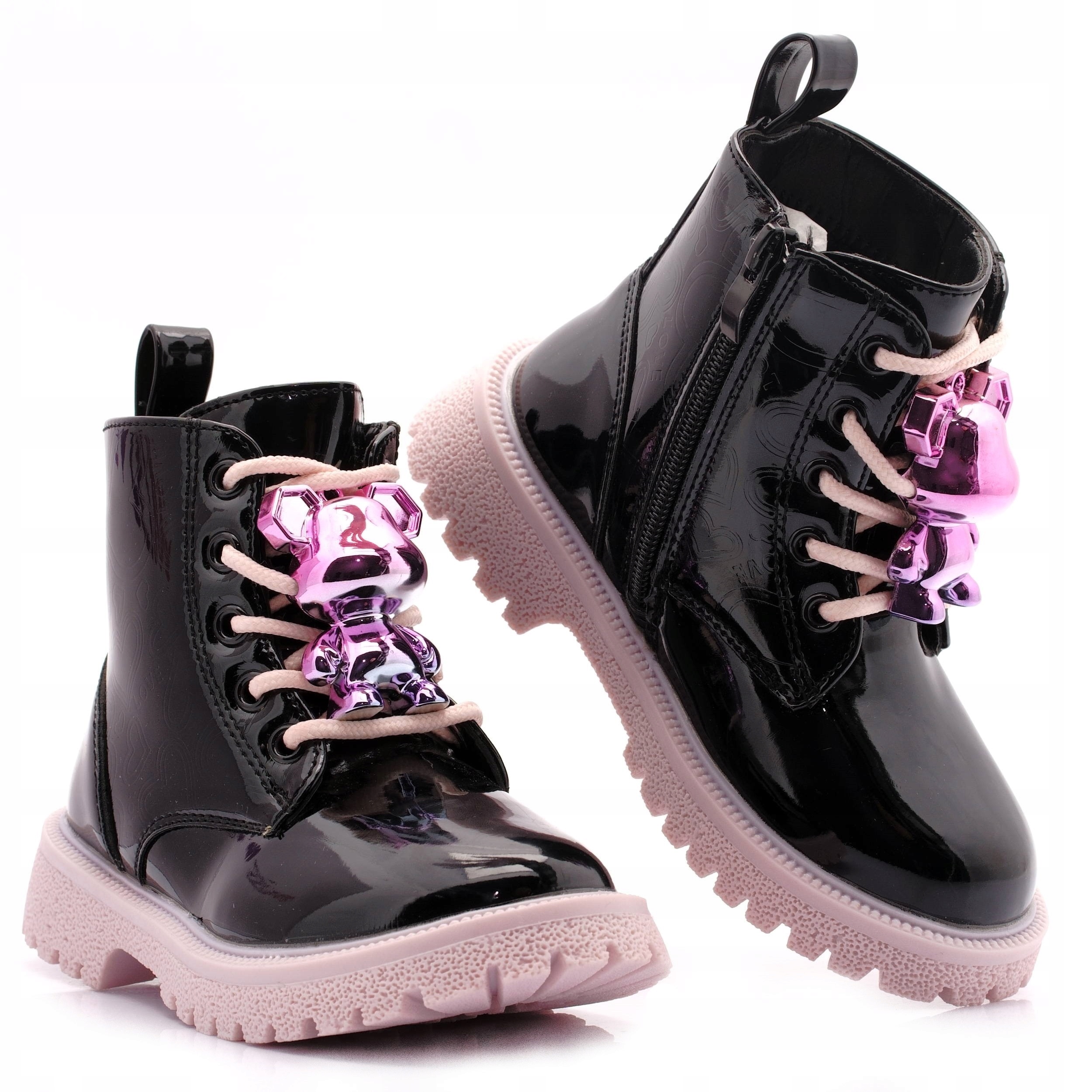 BUTY ZIMOWE DZIECIĘCE OCIEPLANE MISS ME 6574 32 Bohater brak