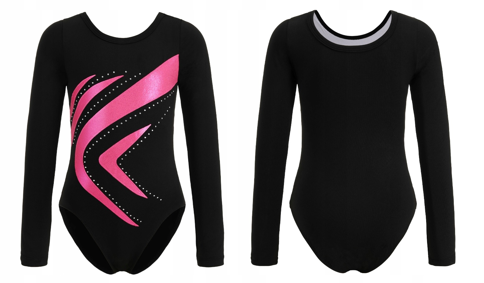 Gymnastické Baletní Body Růžové Taneční Oblečení Pro Gymnastický Balet, Velikost 120