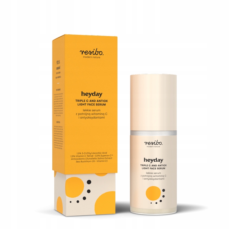 

Lekkie serum z potrójną witaminą C Resibo