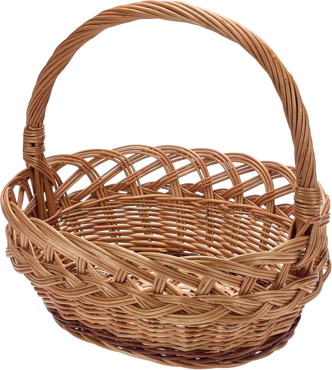 Malý Dárkový Proutěný Koš Na Houby Na Nákupy, Dekorativní Ažurový