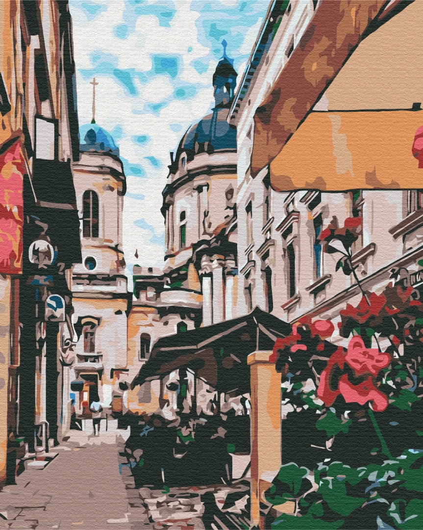 Obraz Paint it! Malování podle čísel Ulice ve Lvově