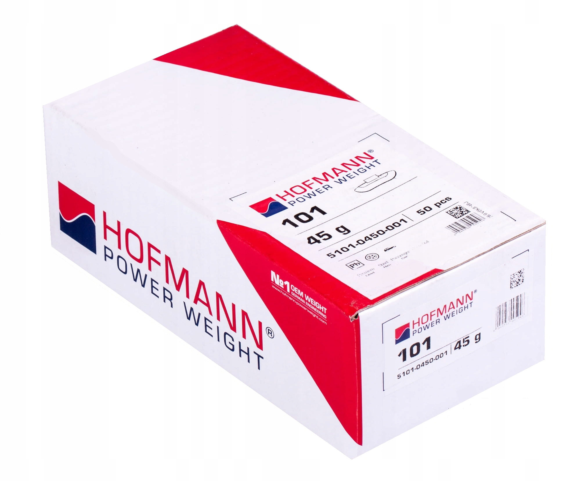 

Ciężarki nabijane 45g do felg stalowych Pb Hofmann