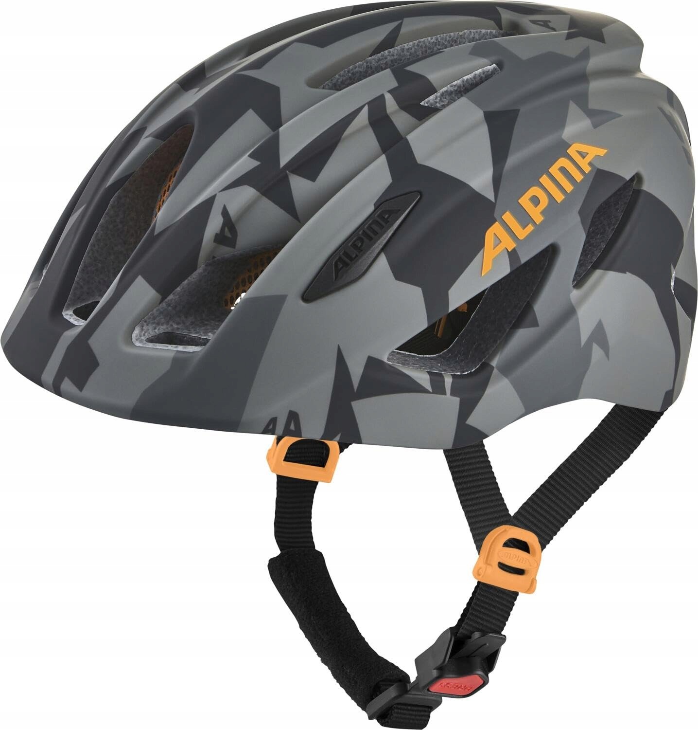 Cyklistická přilba Alpina Pico Flash Black-camo oranžová Gloss 50-55