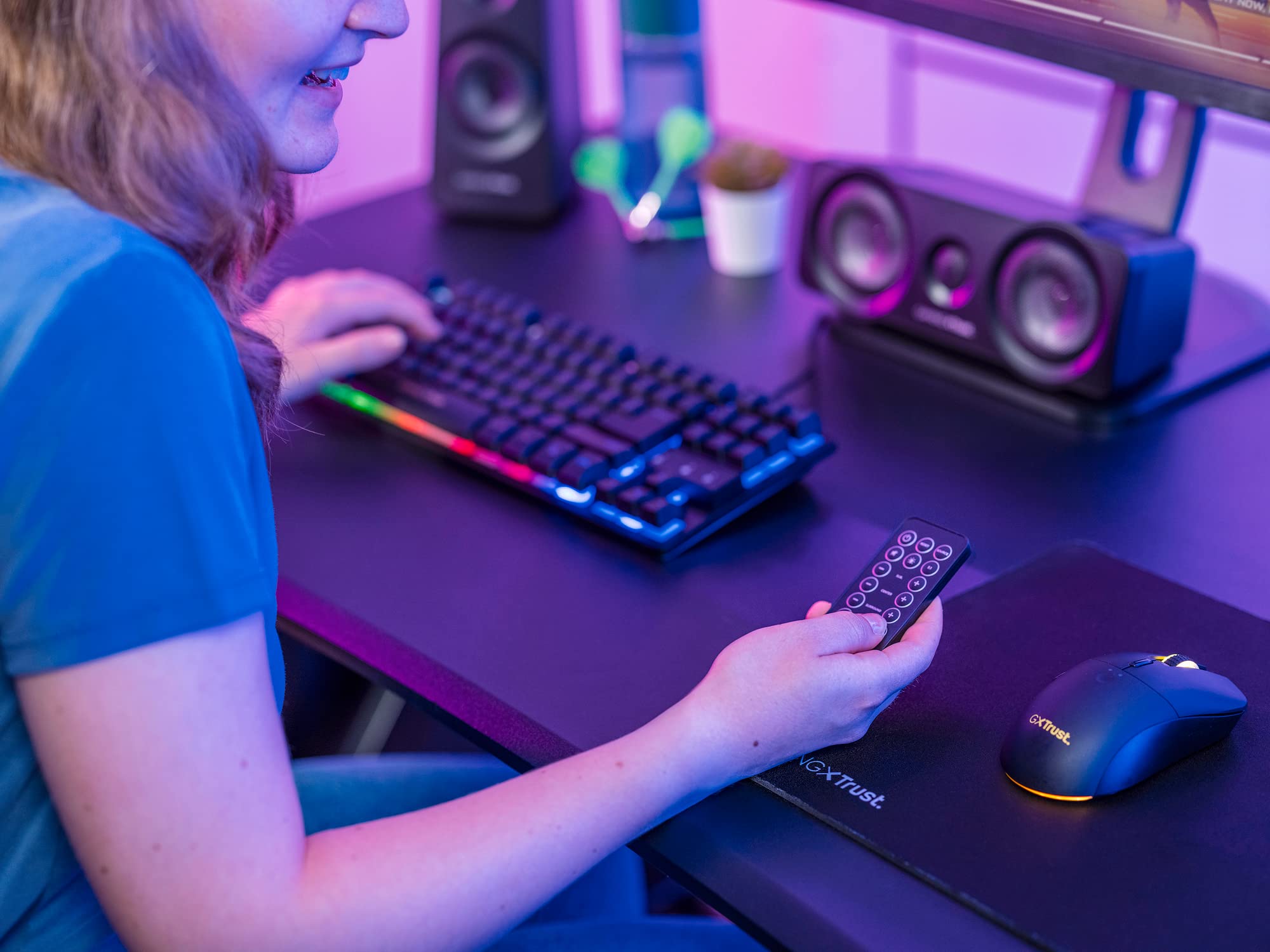 TRUST GAMING GXT 658 TYTAN 5.1 Głośniki Surround z Subwooferem LED 180W — miniatura 8