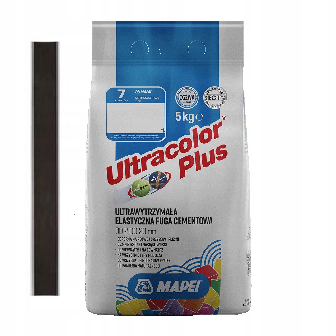 MAPEI FUGA CEMENTOWA ULTRACOLOR PLUS 120 CZARNY 5 kg.
