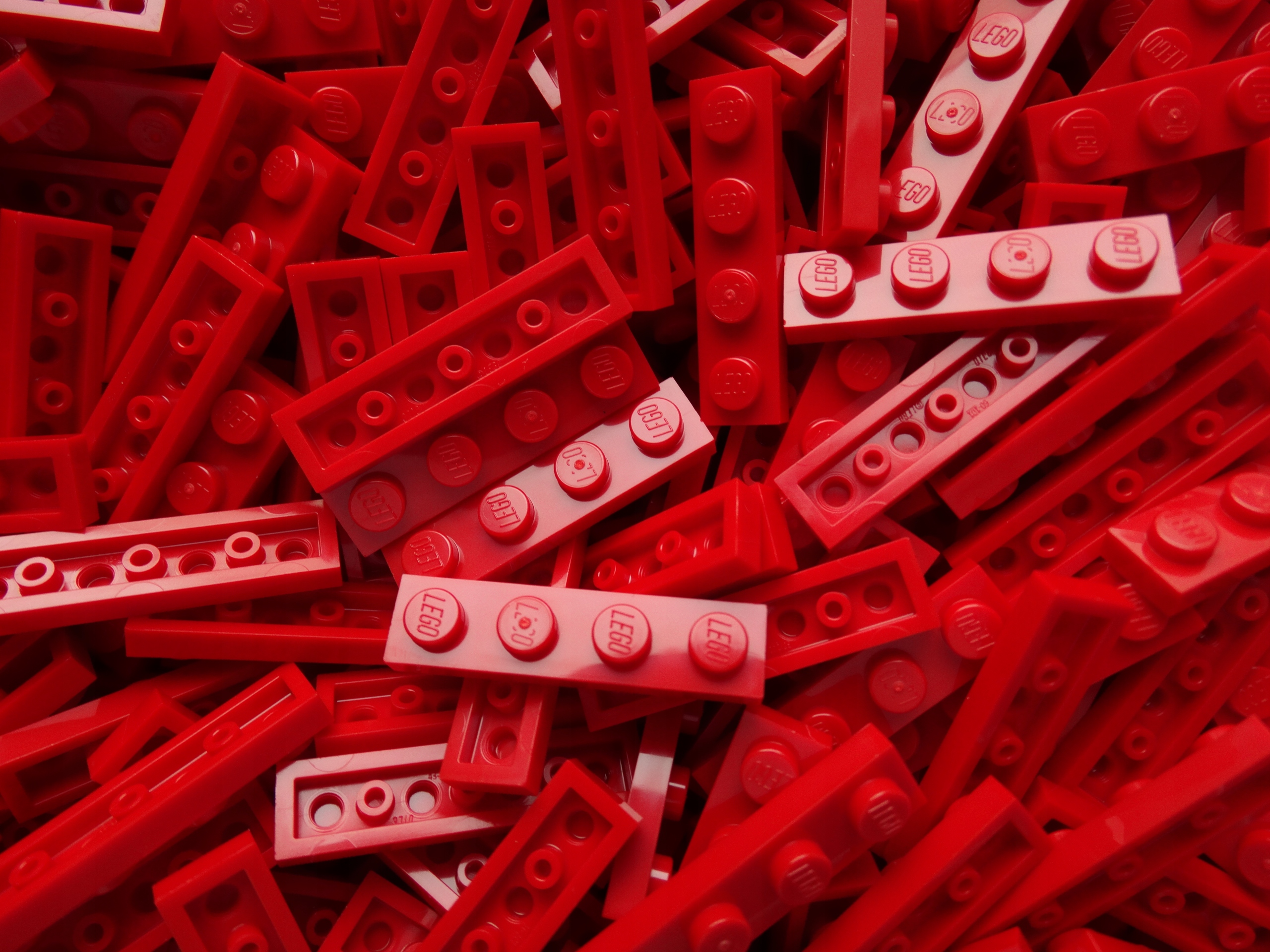 

Lego 3710 plate płytka 1x4 Red Czerwony 20szt Nowe