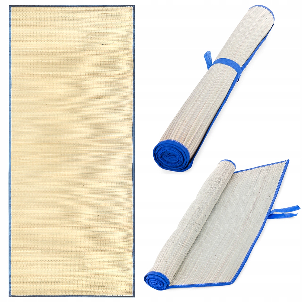 

Mata Plażowa Słomiana Koc Leżak Zwijana 60x170